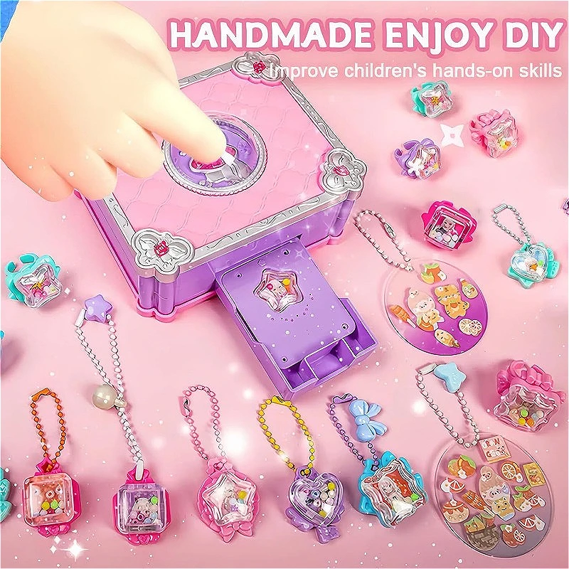 Art Craft Kits For Kids - 3D Sticker Maker Kit DIY Jewelry