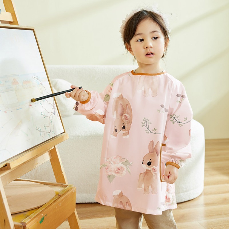 Art Craft 4 Years Old - Children Waterproof Art Cover Shirt Long