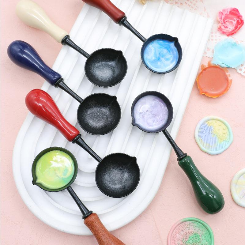 Batik Wax Kit - Wax Stamps Sealing Wax Sello Spoon