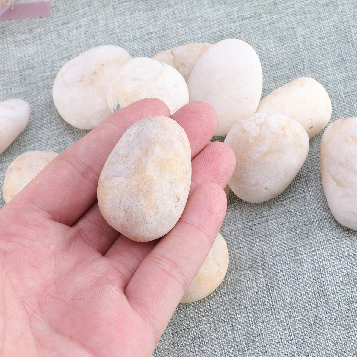 Art Craft Activities - 350G Smooth Grey Painting Rocks for