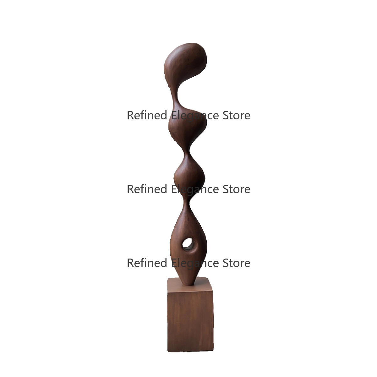 Art Craft Gallery - Artisan-Crafted Solid Wood Abstract Sculpture Custom-Made