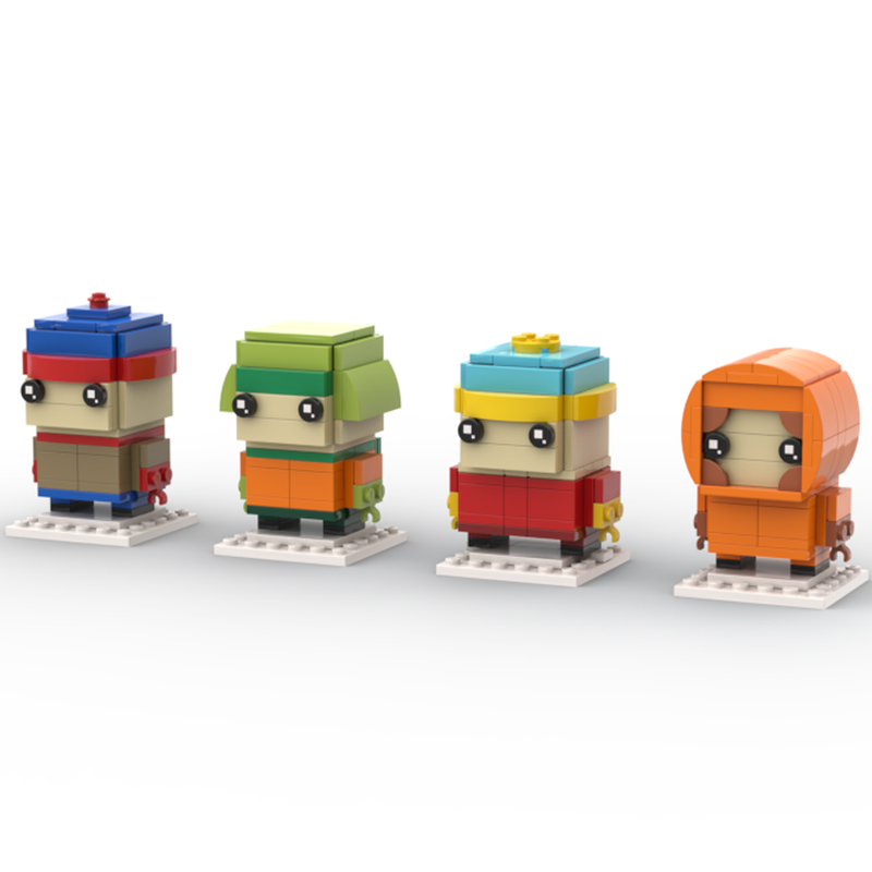 Art Craft Ideas For Christmas - 336pcs MOC South Park BrickHeadz Model