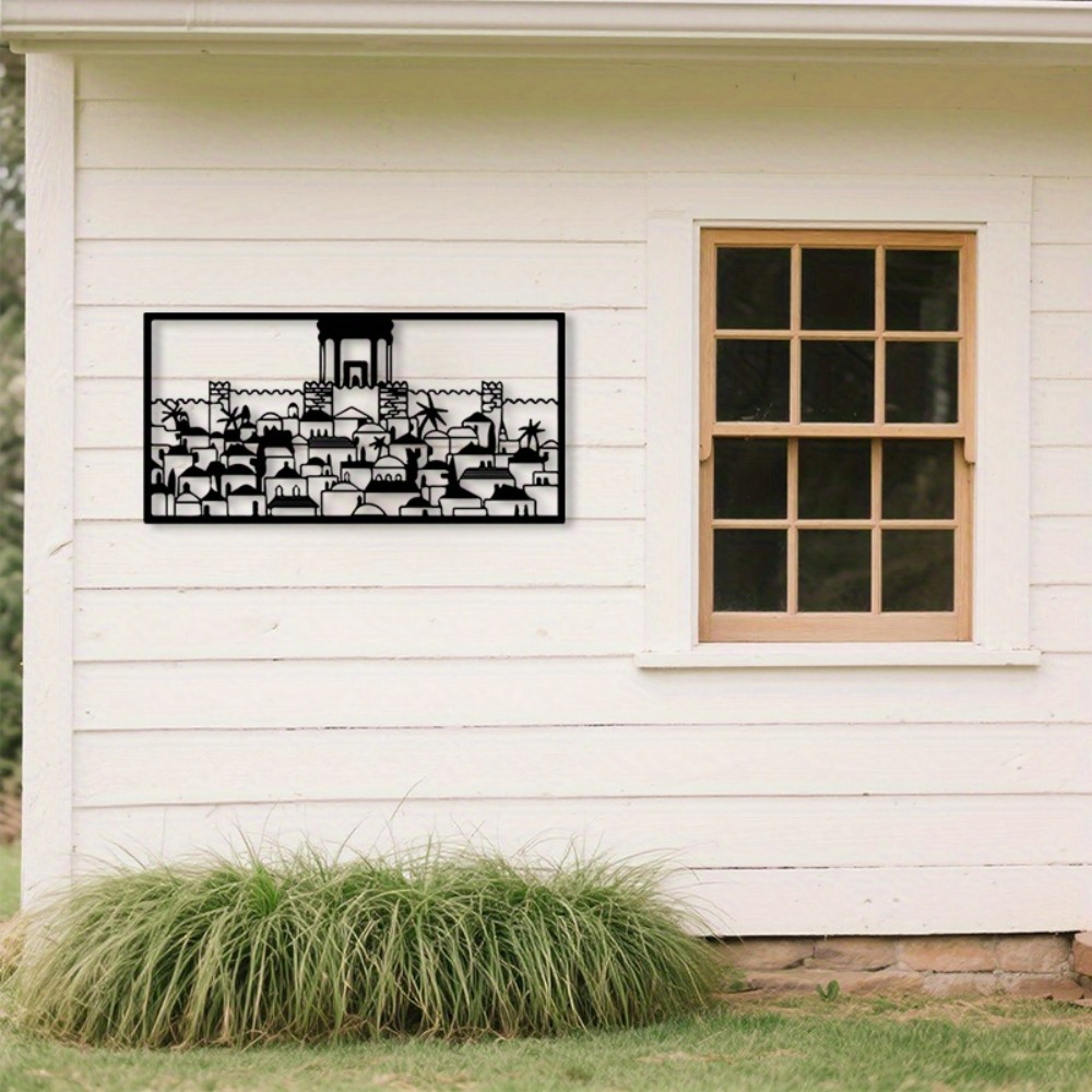 Art & Craft Of Problem Solving - CIFBUY Metal Wall Art Jerusalem Mural