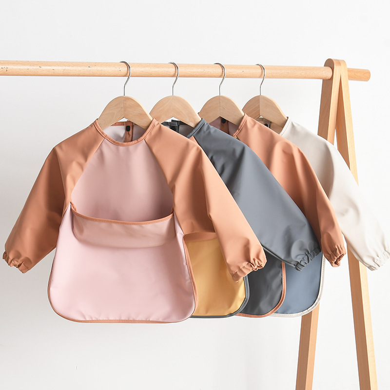 Kids Baby Long Sleeved PU Bibs - đánh giá và giá Art Craft Kits For Kids