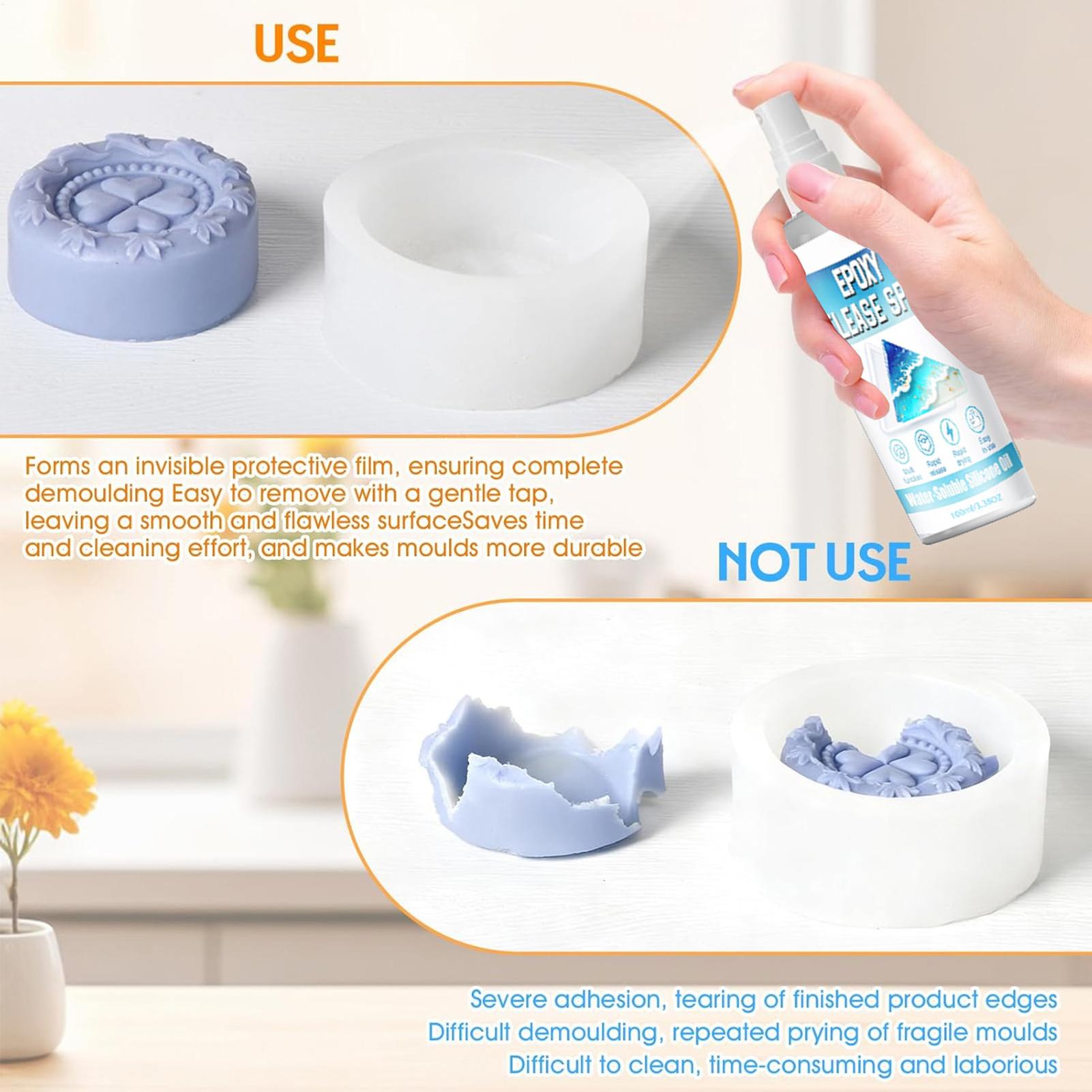 100ml Silicone Release Spray E - đánh giá và giá Resin Casting Mold