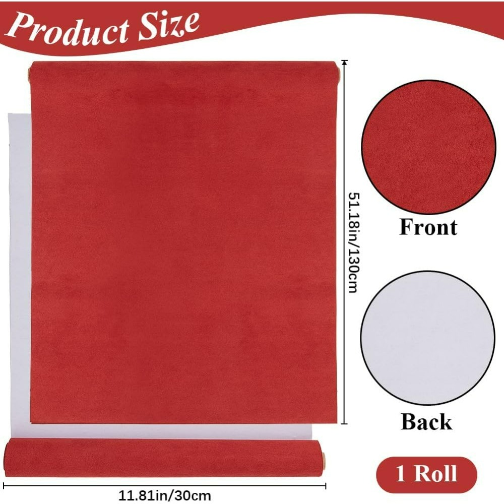 51 x 11.8 Inch Red Book Cloth  - đánh giá và giá Art Craft Activities