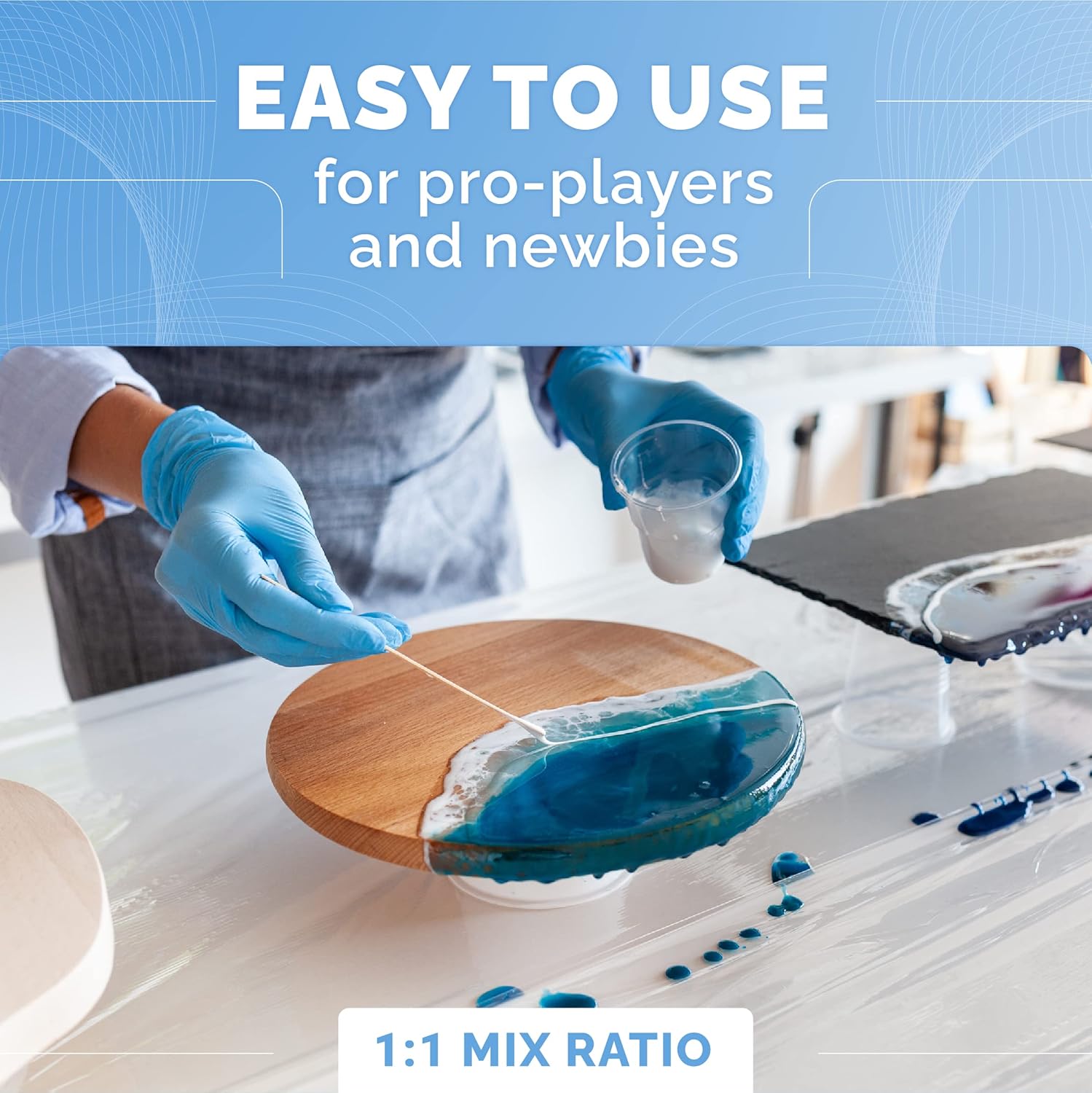 32OZ Clear Epoxy Resin Kit, No - đánh giá và giá Resin Casting Mold