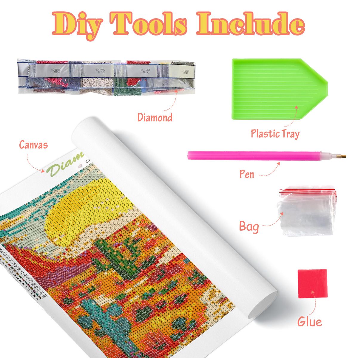 PhotoCustom Diy Full Round Dia - đánh giá và giá Art And Craft Jungle