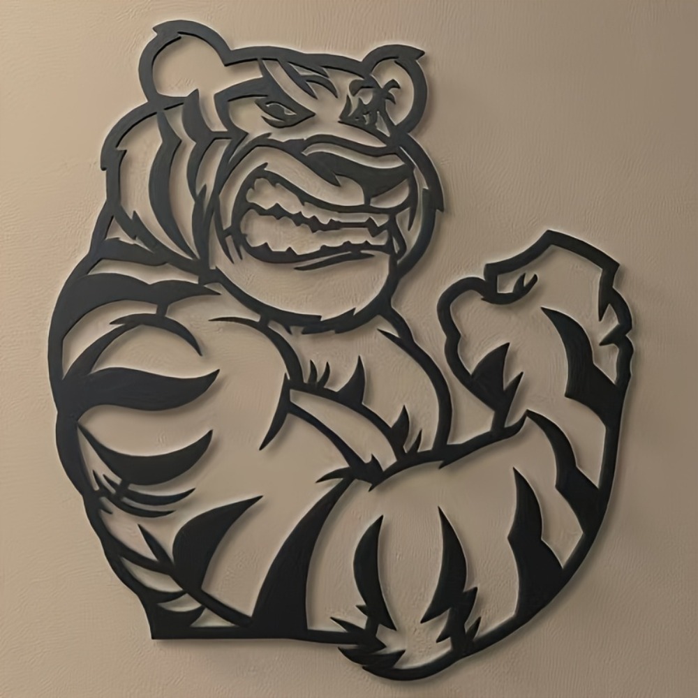 CIFBUY Metal Wall Art Tiger Ir - đánh giá và giá Art And Craft Jungle