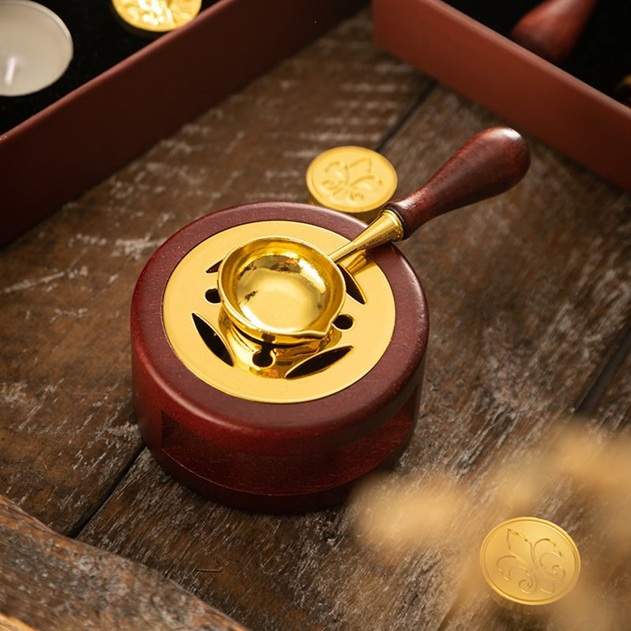 1set Wax Seal Warmer Kit, Wood - đánh giá và giá Batik Wax Kit