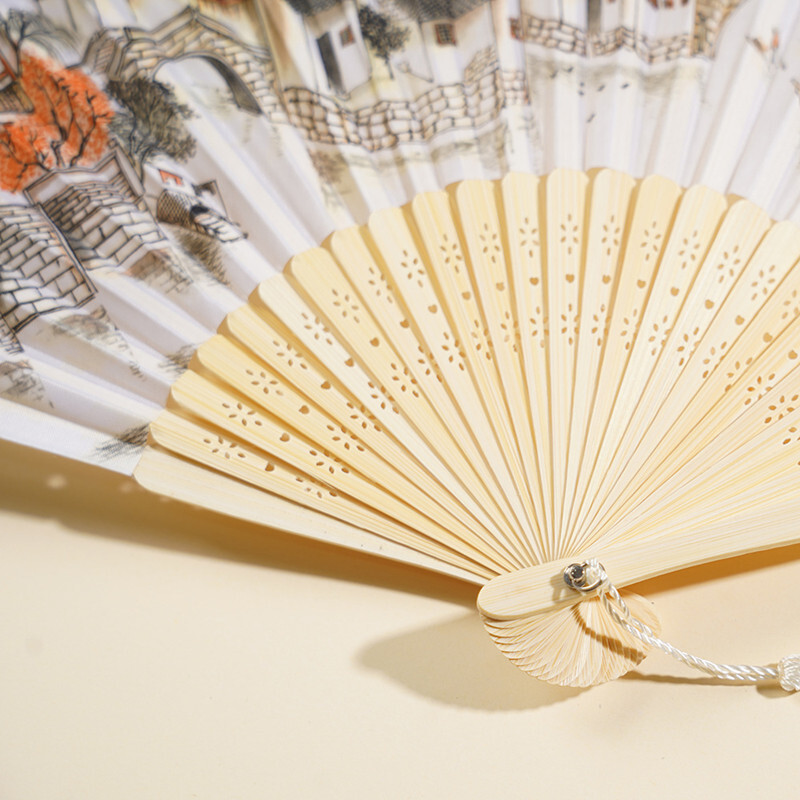 Chinese Silk Folding Fan Vinta - đánh giá và giá Art Craft Video
