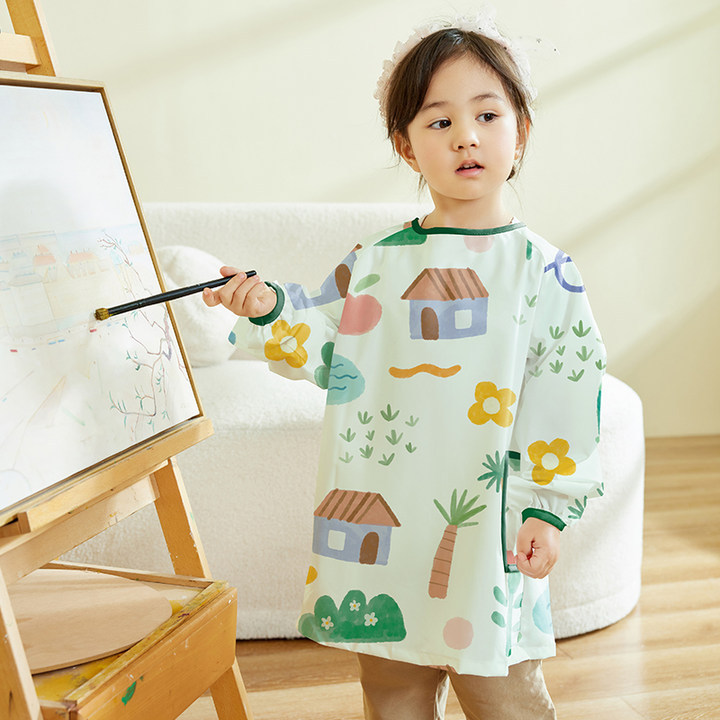 Children Waterproof Art Cover  - đánh giá và giá Art Craft 4 Years Old