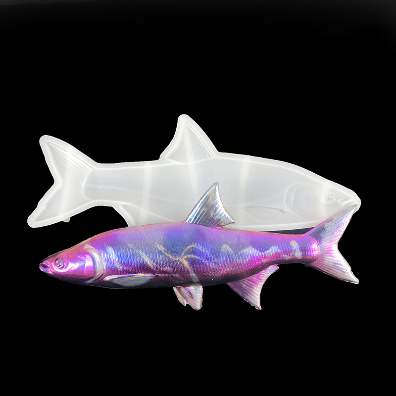 1pc Fish Silicone Epoxy Mold L - đánh giá và giá Resin Casting Mold