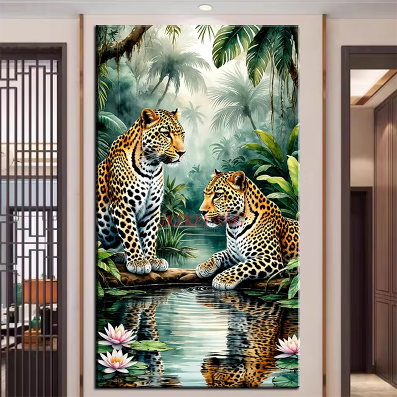 New Jungle Forest Landscape 5D - đánh giá và giá Art And Craft Jungle