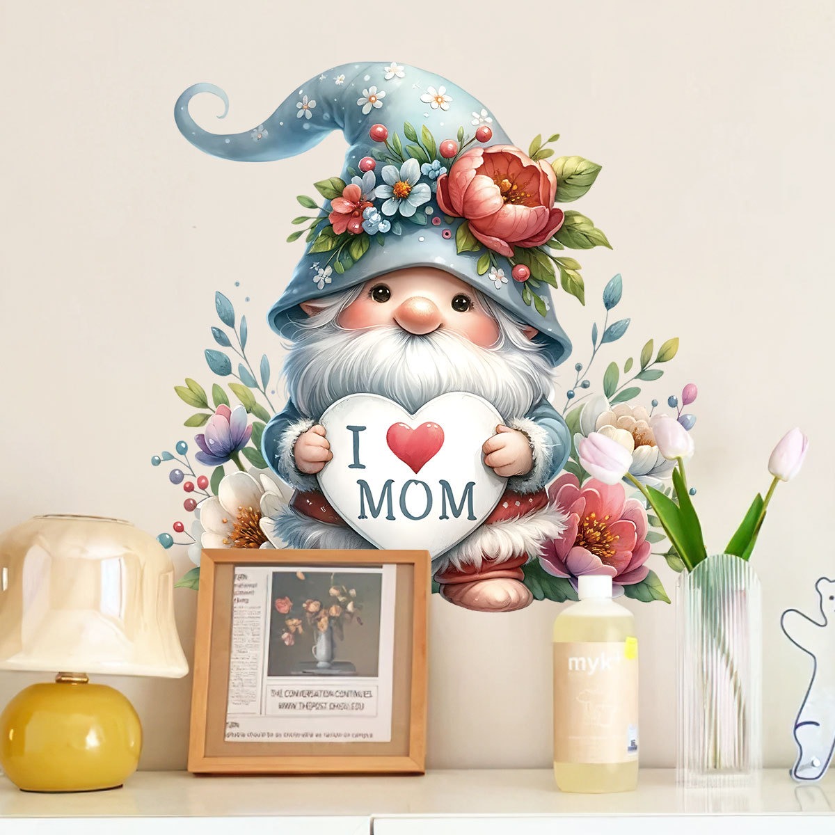 Mother Day Wall Stickers Cute  - đánh giá và giá Art Craft Mother'S Day