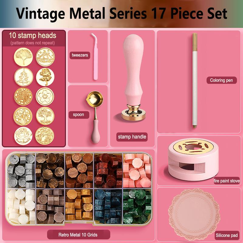 Wax Seal Stamp Set Lacquered S - đánh giá và giá Batik Wax Kit