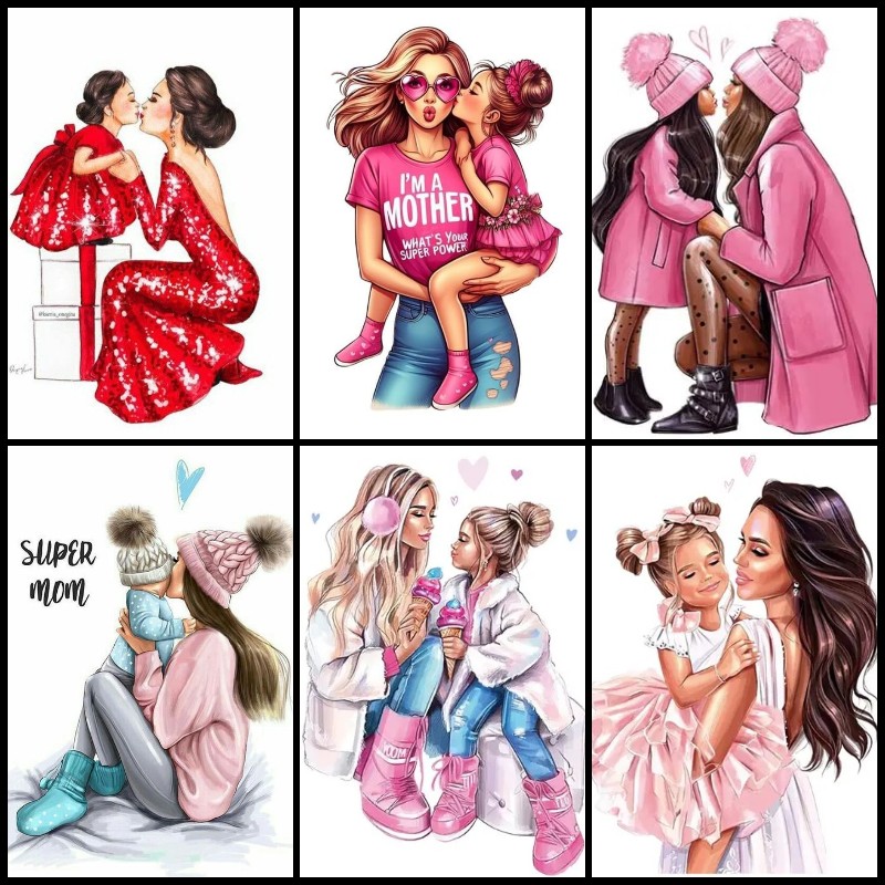 Mother Daughter Art Hobby 5D D - đánh giá và giá Art Craft Mother'S Day