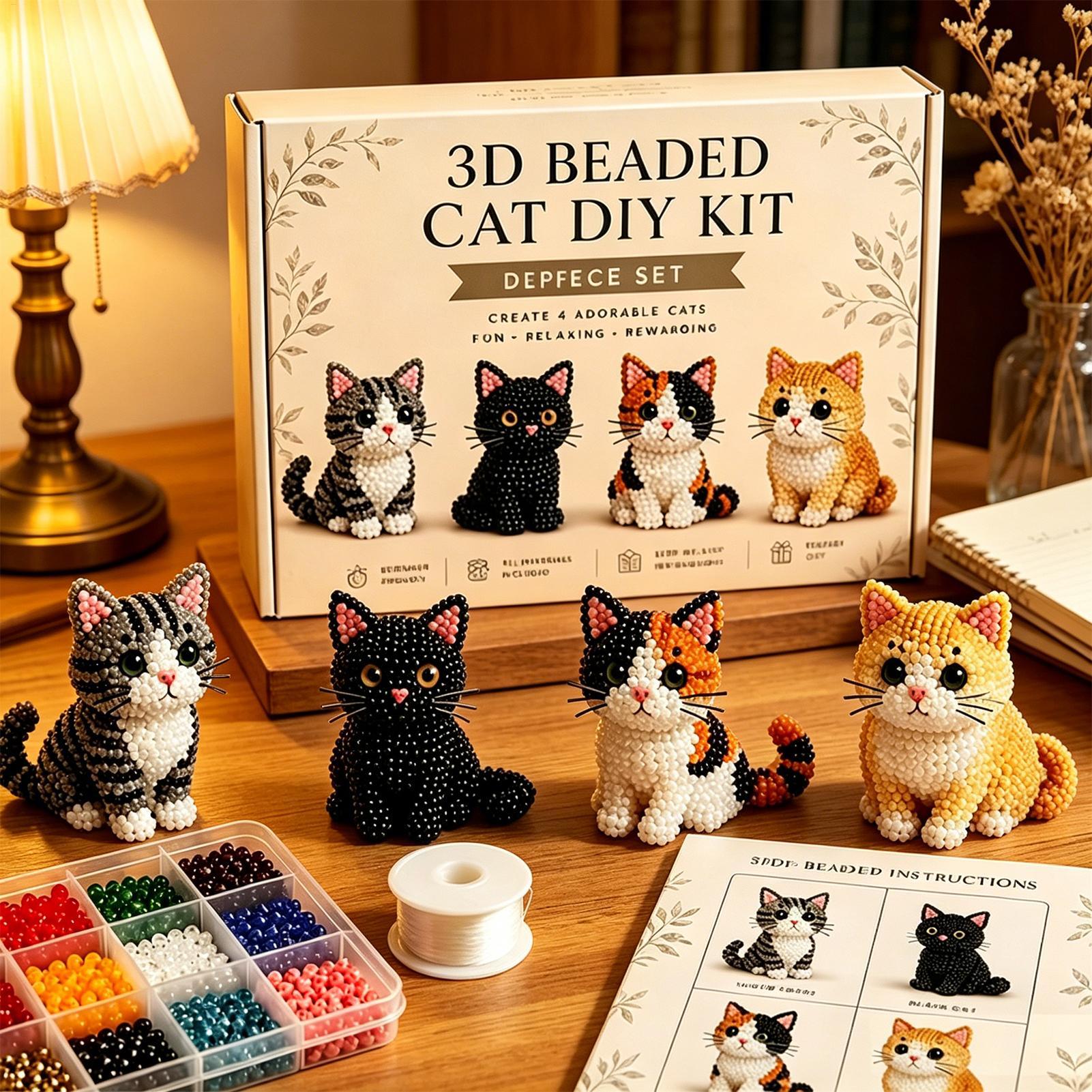 DIY Animal Beading Kit Cute 3D - đánh giá và giá Art Craft Class