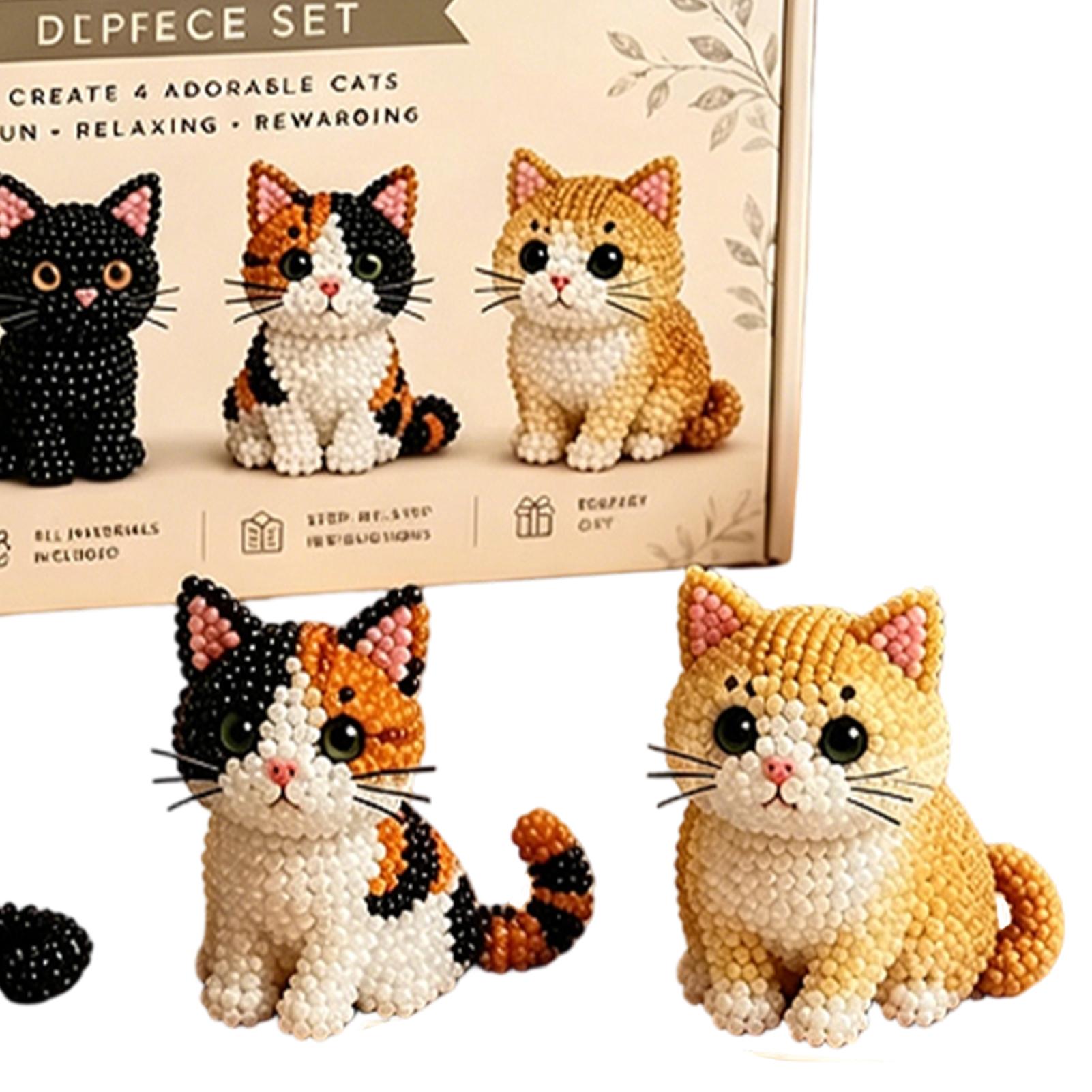 DIY Animal Beading Kit Cute 3D - đánh giá và giá Art Craft Class