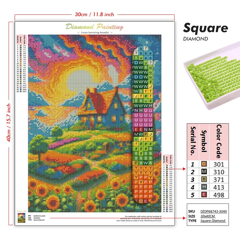 5D DIY Diamond Painting Kit No - đánh giá và giá Art And Craft Jungle