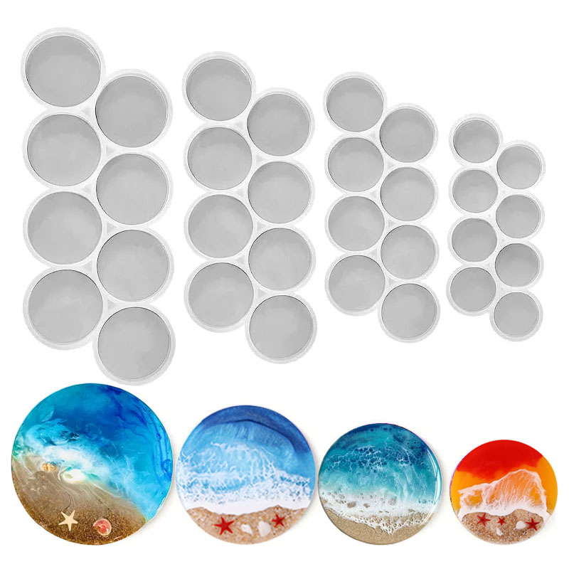 1.25-2 inch Circle Grip Round  - đánh giá và giá Resin Casting Mold