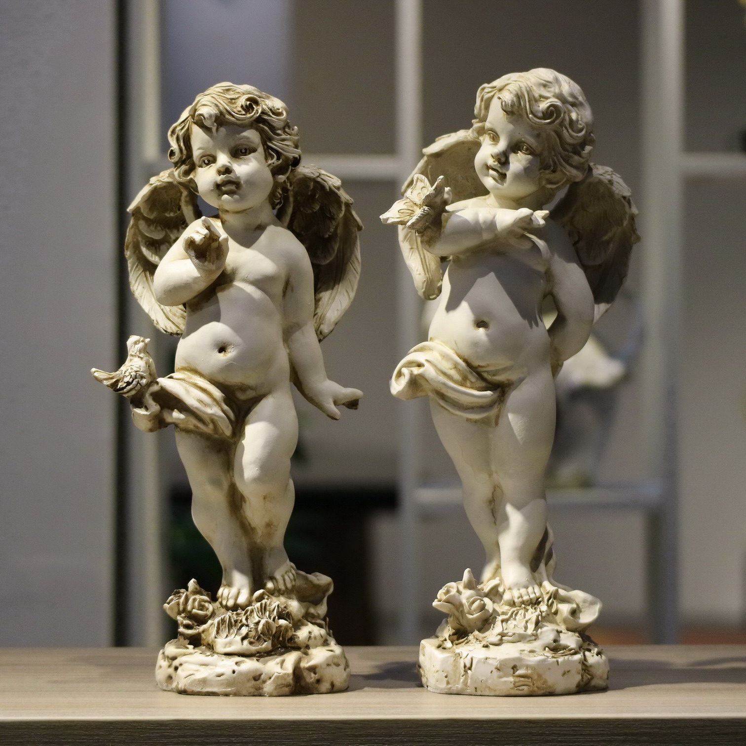 Retro Resin Angel Figurine 29c - đánh giá và giá Unique Art Craft