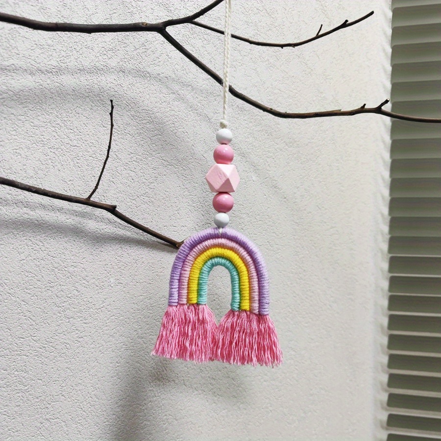 Rainbow Wind Chimes Weaving Mi - đánh giá và giá Art And Craft For Nursery