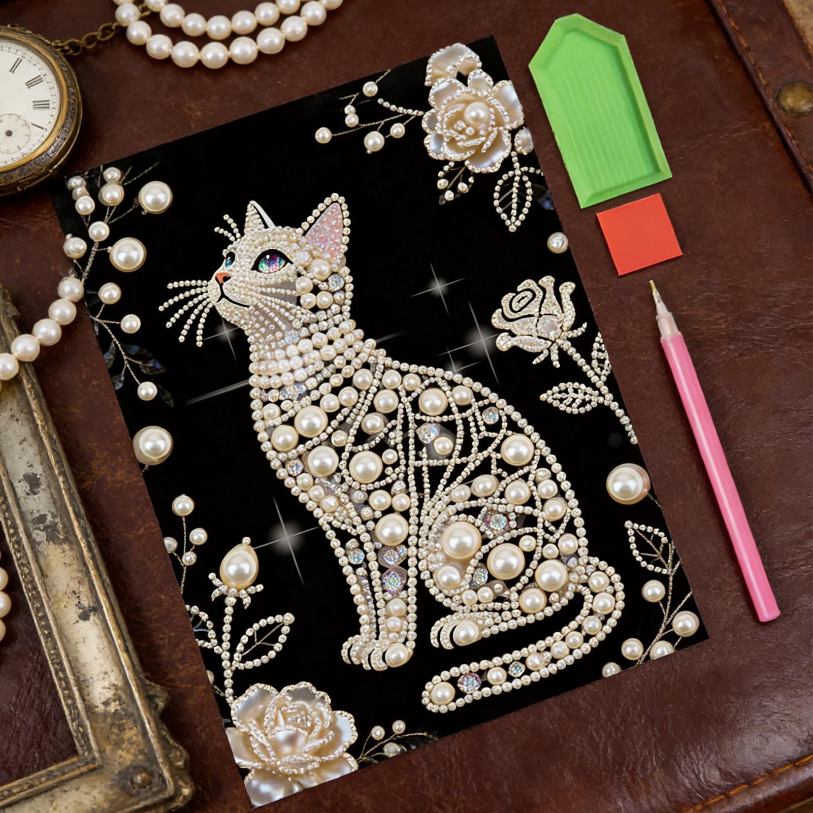 Cat Shape Pearl Painting Kits  - đánh giá và giá Art Craft Mother'S Day
