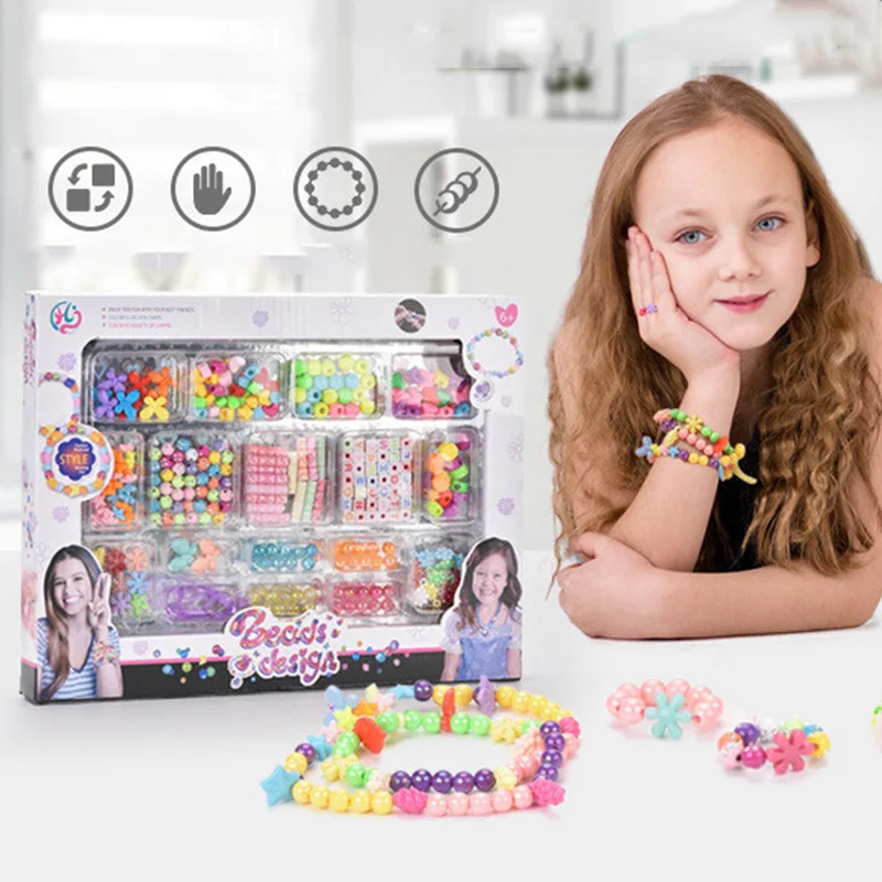 Girls DIY Bead Set Jewelry Mak - đánh giá và giá Art Craft Kits For Kids
