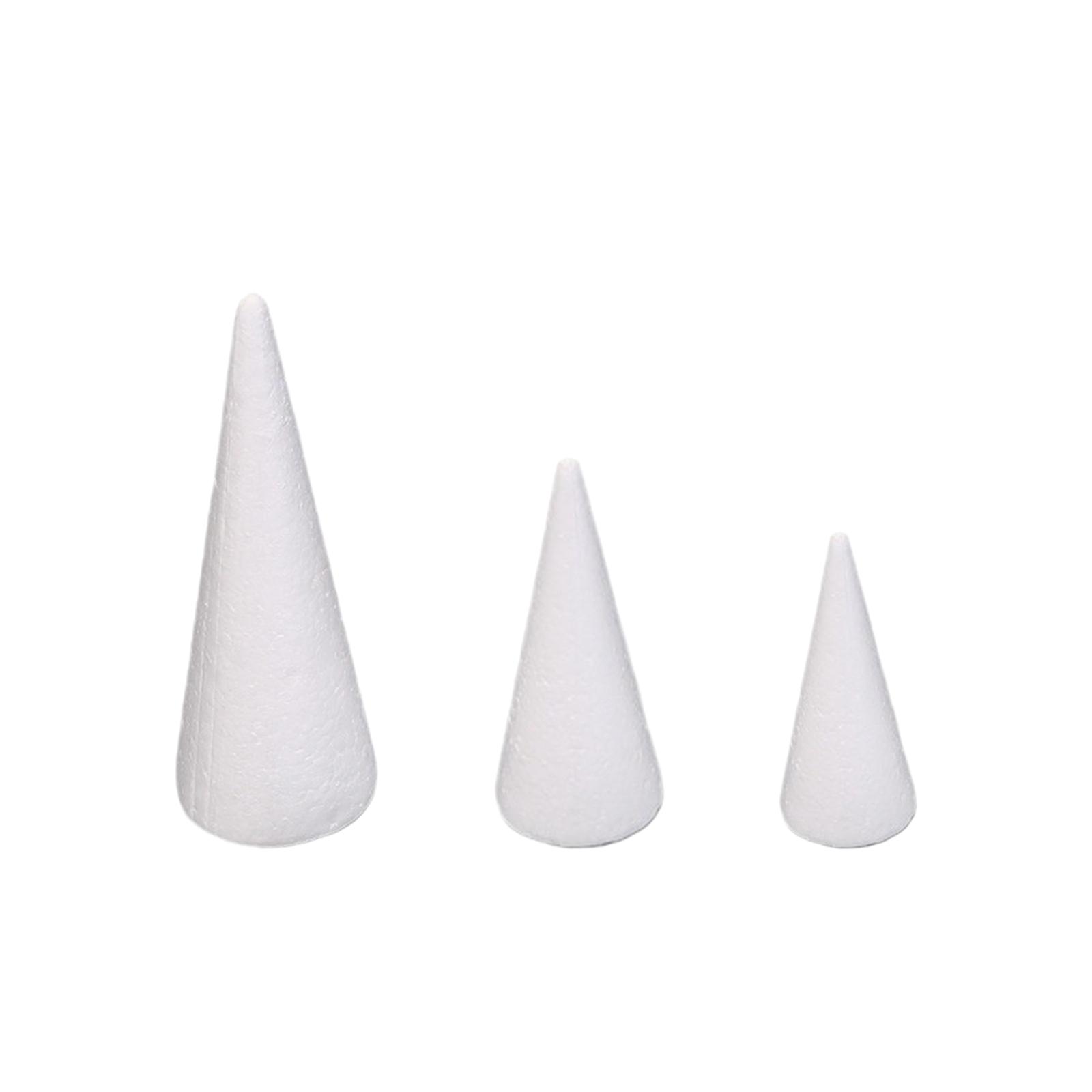 15Pcs Craft Foam Cones White P - đánh giá và giá Art Craft Activities