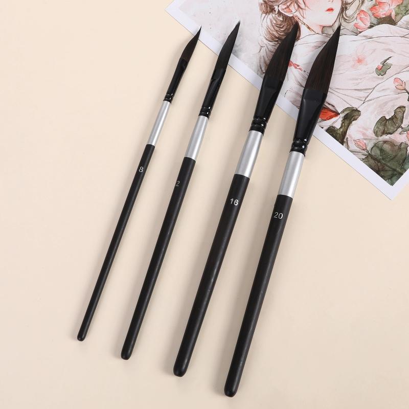 4pcs Pull Wire Paint Brush Set - đánh giá và giá Art Craft Class