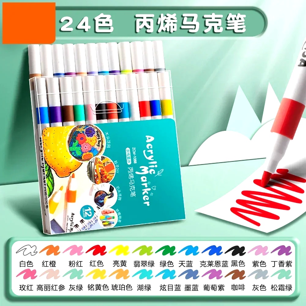 Soft Tip Acrylic Marker Pen Se - đánh giá và giá Art Craft 4 Years Old