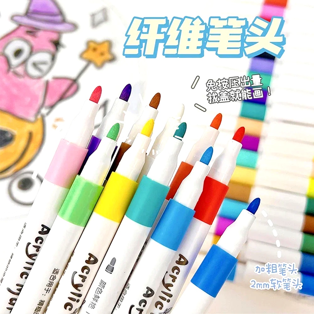 Soft Tip Acrylic Marker Pen Se - đánh giá và giá Art Craft 4 Years Old