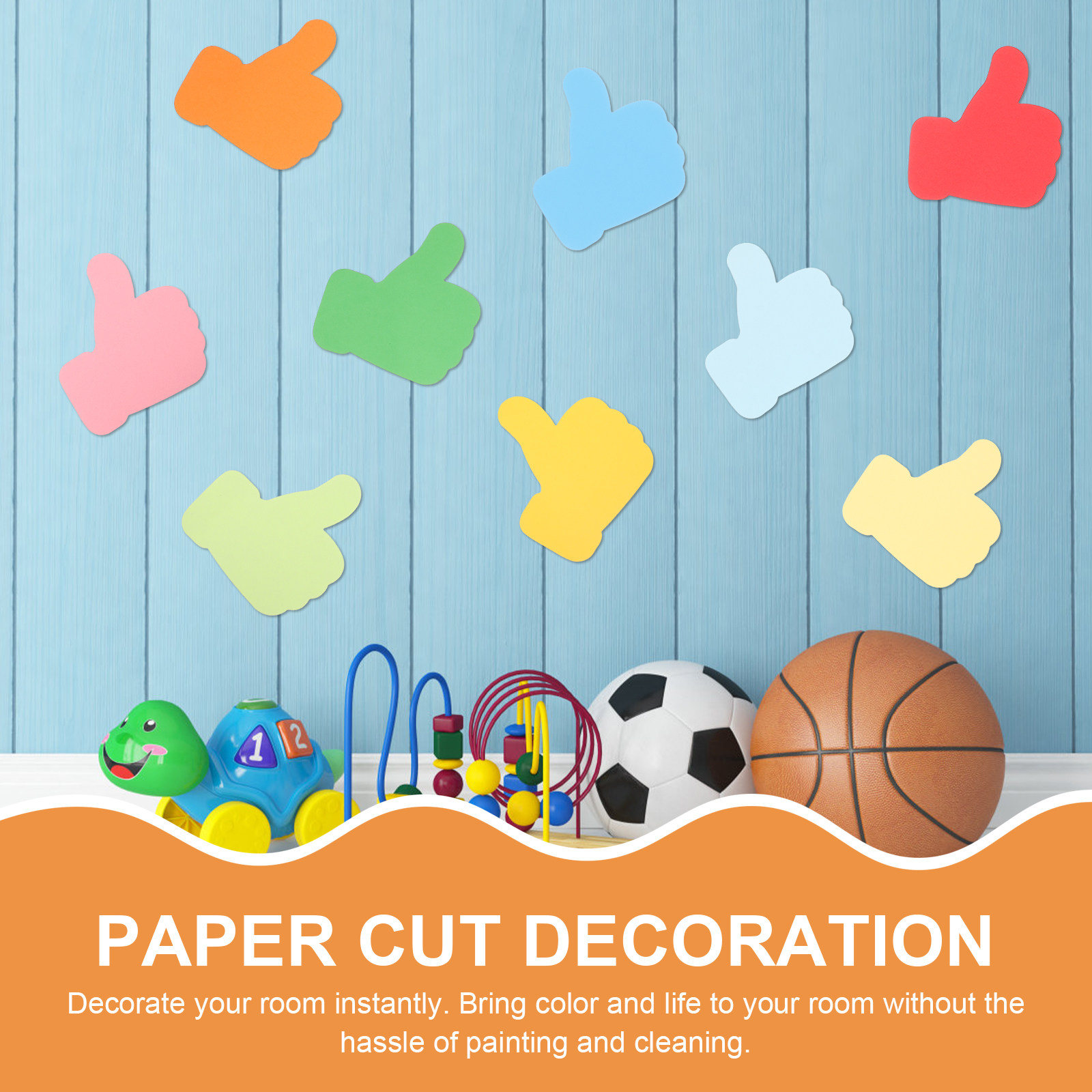 54Pcs Hand Shaped Paper Cutout - đánh giá và giá Art Craft Diy