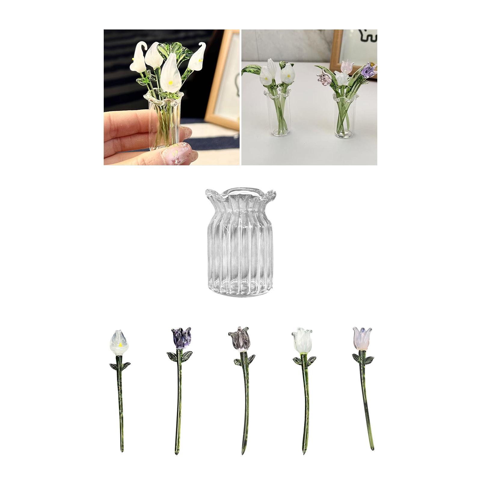 Glass Flower Home Decor Mother - đánh giá và giá Art Craft Mother'S Day