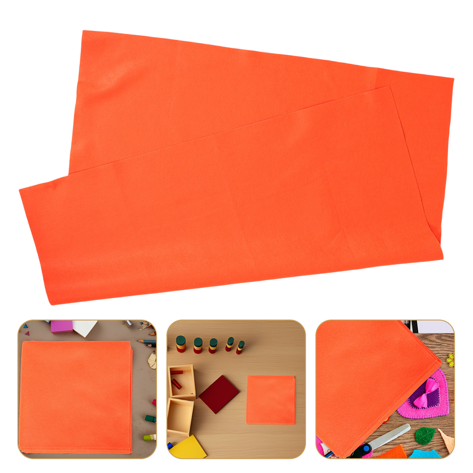 Orange Felt Fabric Soft Flexib - đánh giá và giá Art Craft Class