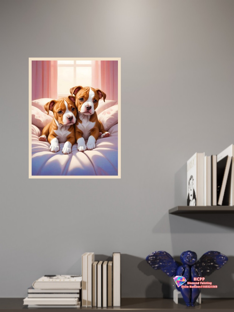 Warm Dog Animal Diamond Painti - đánh giá và giá Unique Art Craft