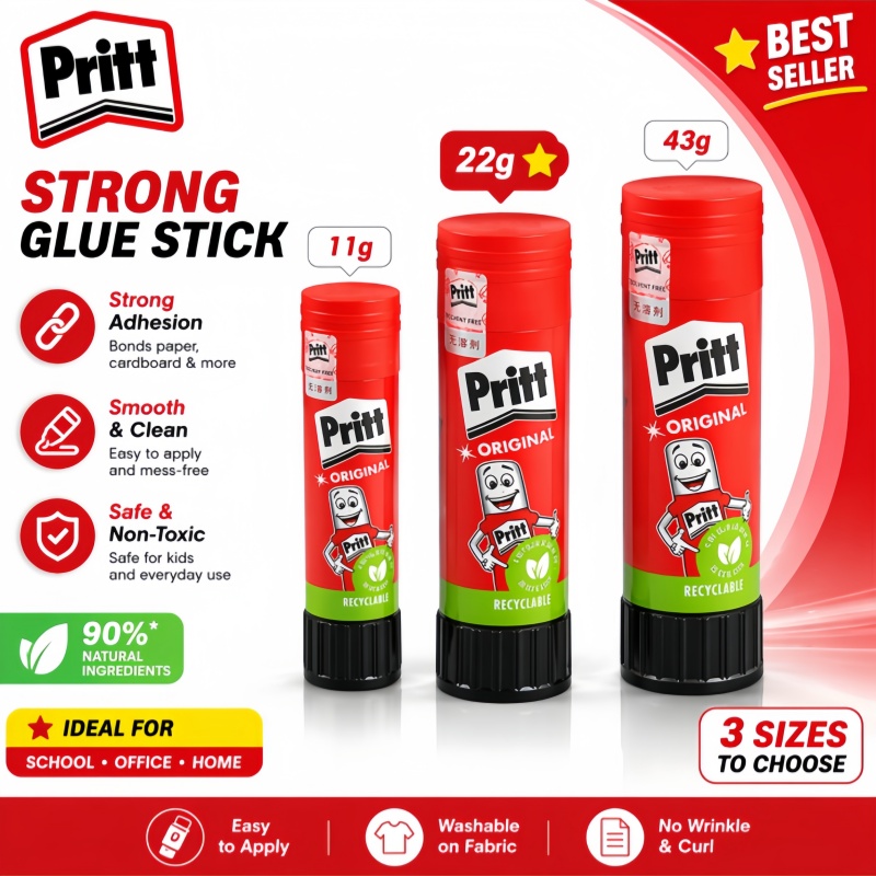 Original Pritt Glue Stick Non- - đánh giá và giá Art Craft 4 Years Old