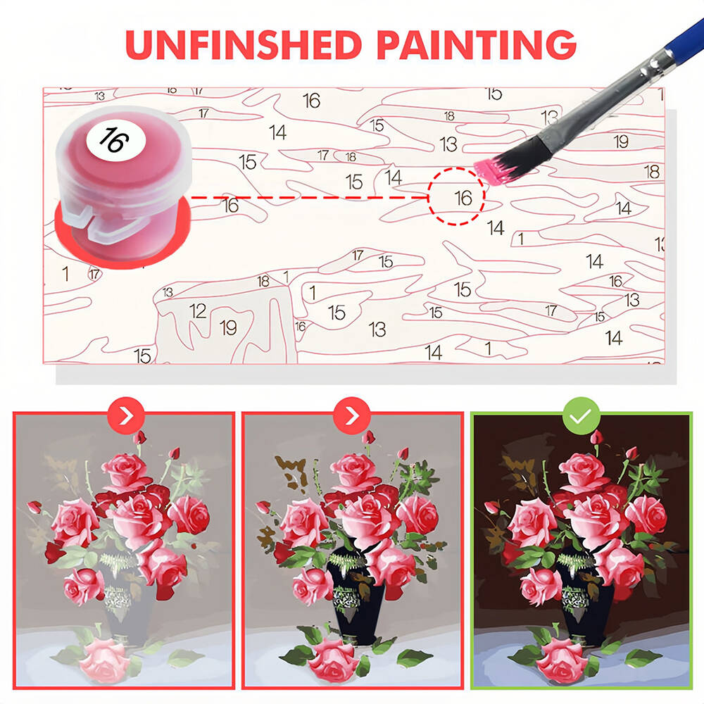 Drawing By Numbers Girl Portra - đánh giá và giá Unique Art Craft
