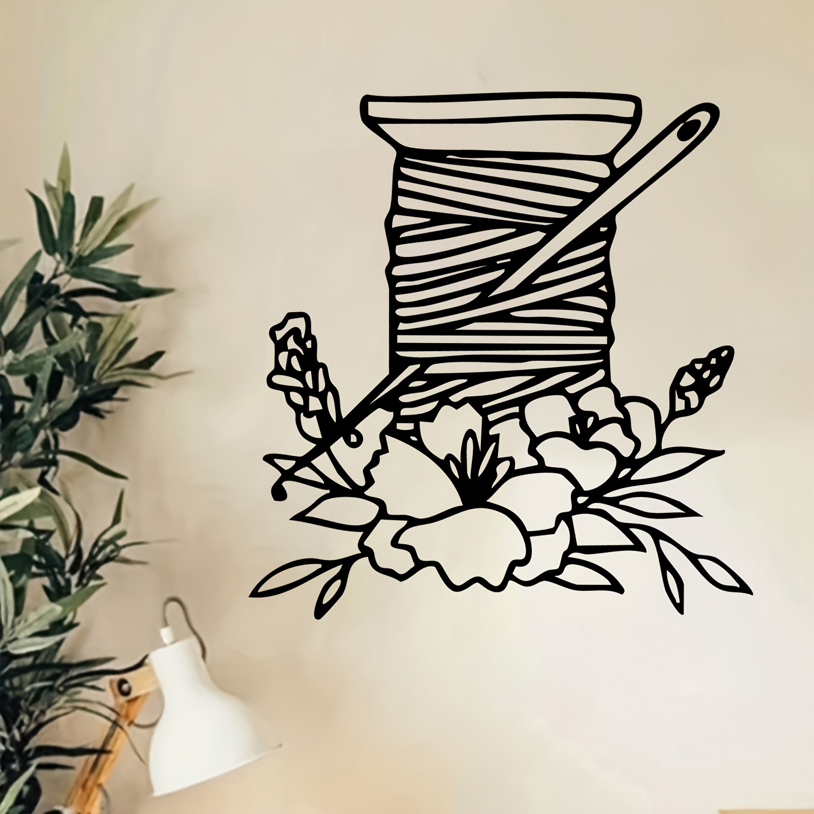 Thread Spool Floral Metal Wall - đánh giá và giá Art Craft Mother'S Day