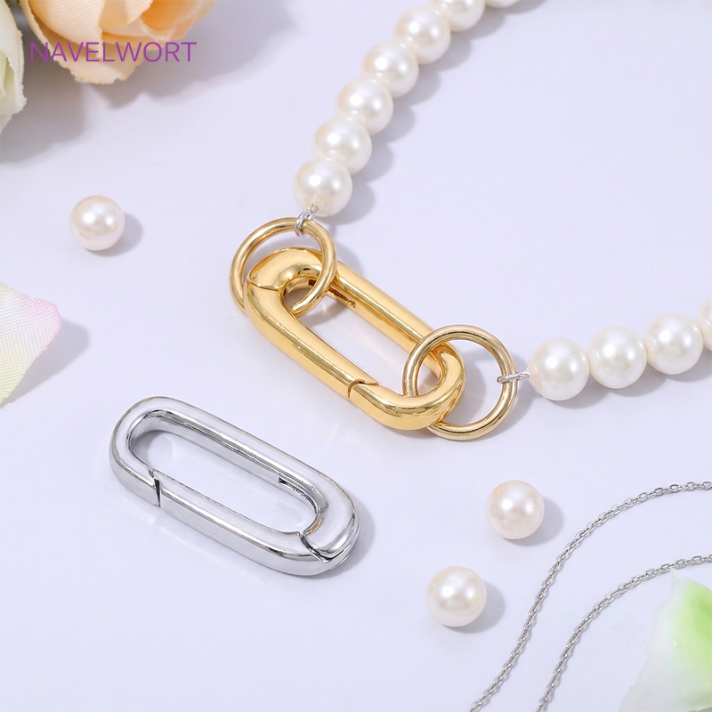1/2/4Pcs 18K Gold Plated Oval  - đánh giá và giá Art Craft Diy