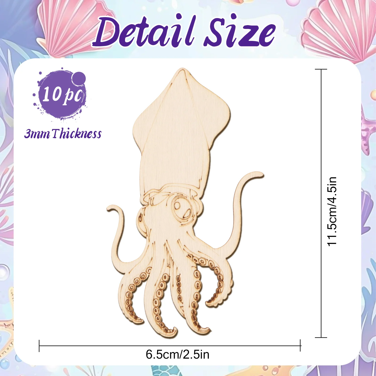 10pcs/set Unfinished Wood Craf - đánh giá và giá Art Craft Diy