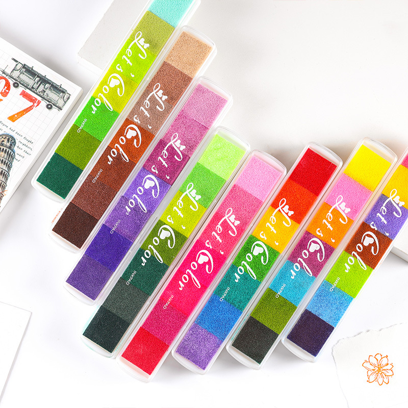 Cute Mix Color Inkpad for Scho - đánh giá và giá Art Craft Activities