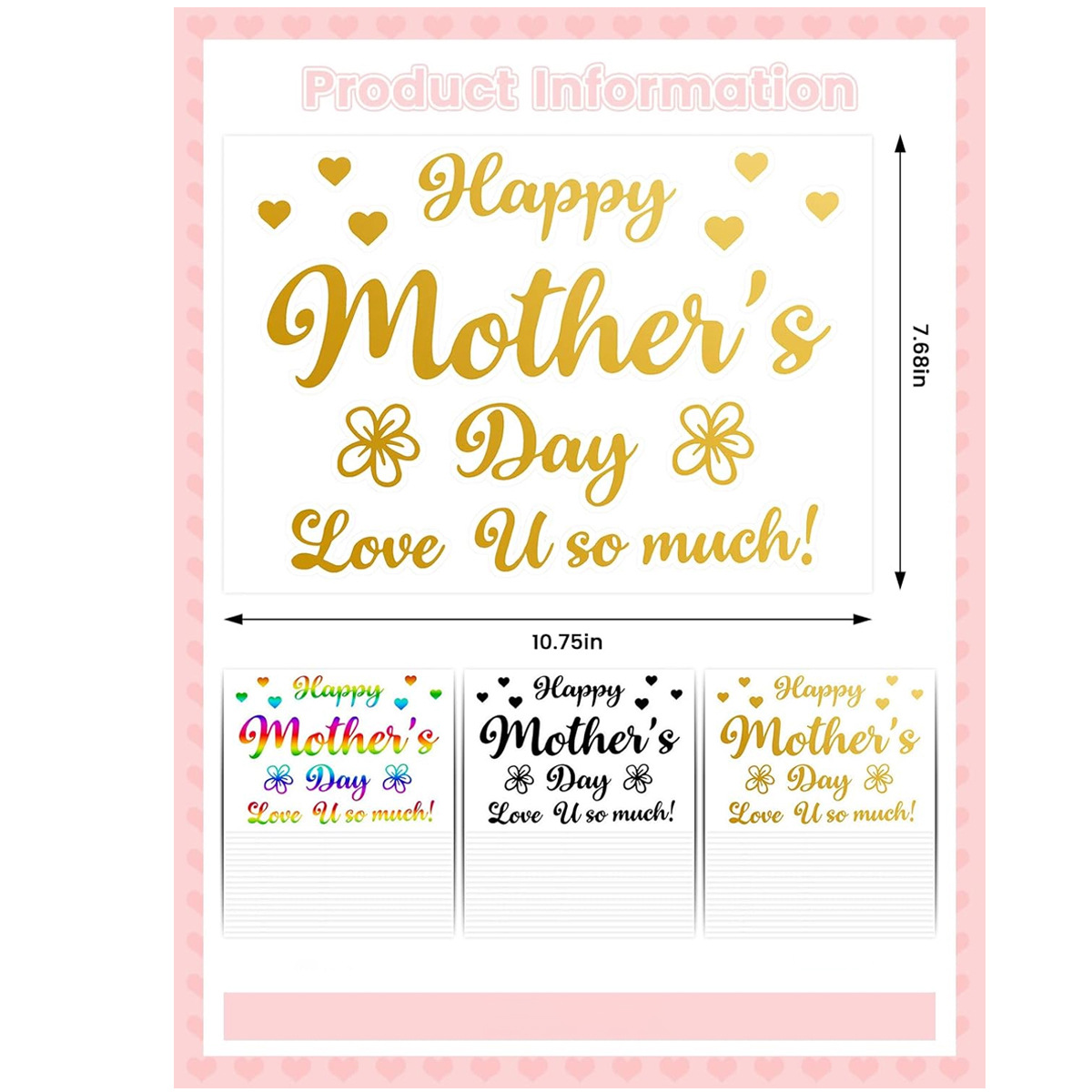 Mother’s Day Party Balloon Sti - đánh giá và giá Art Craft Mother'S Day