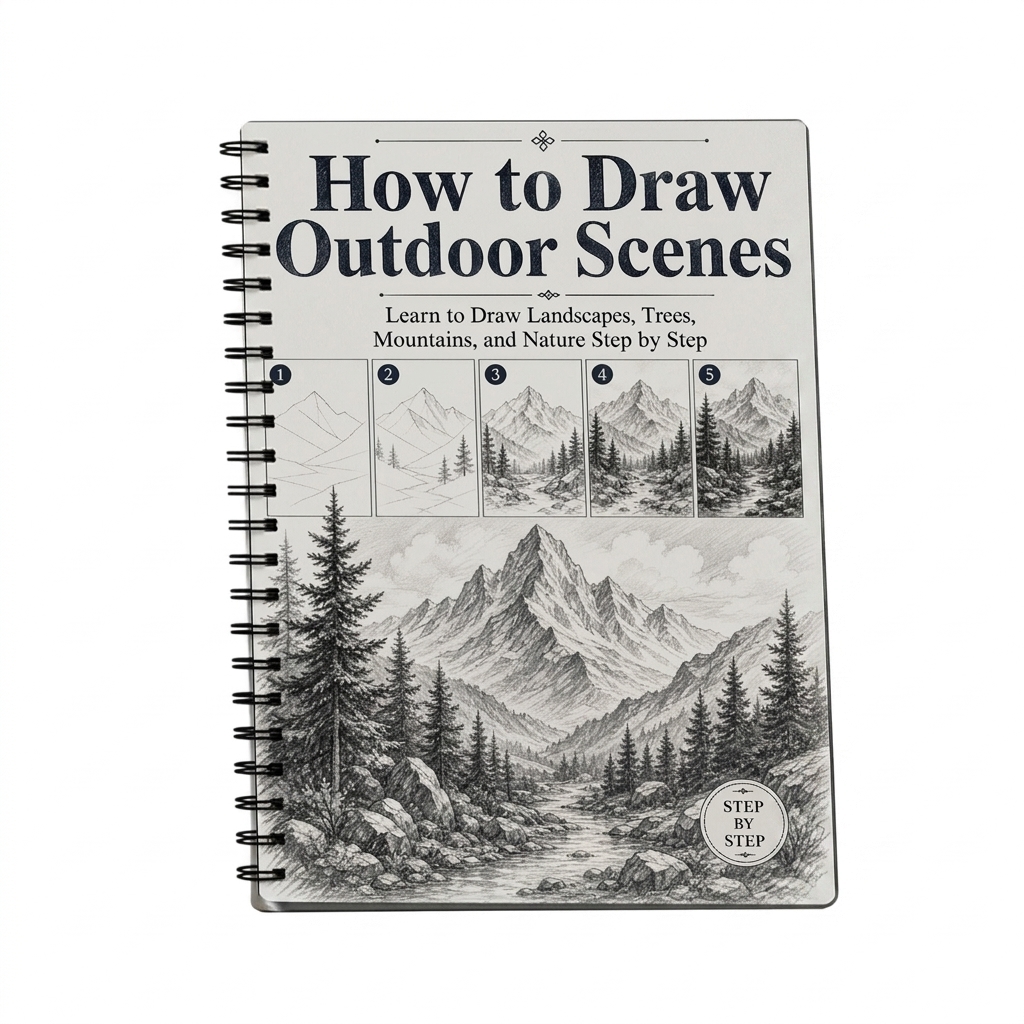 Landscape Sketch Practice Set  - đánh giá và giá Art Craft Class
