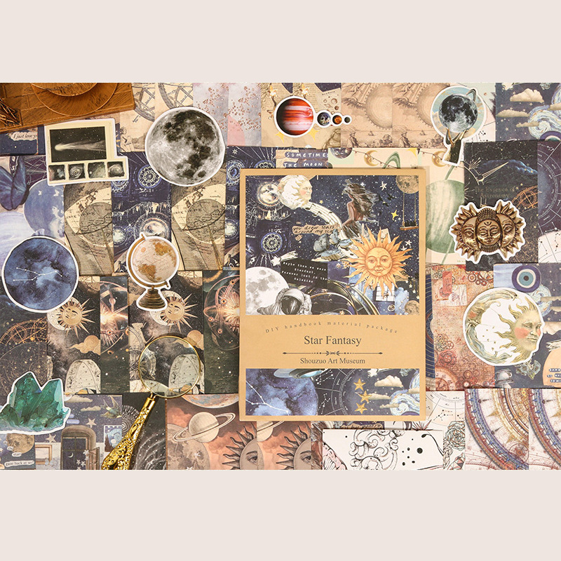 100pcs Sheets Vintage Art Pape - đánh giá và giá Art Craft Gallery