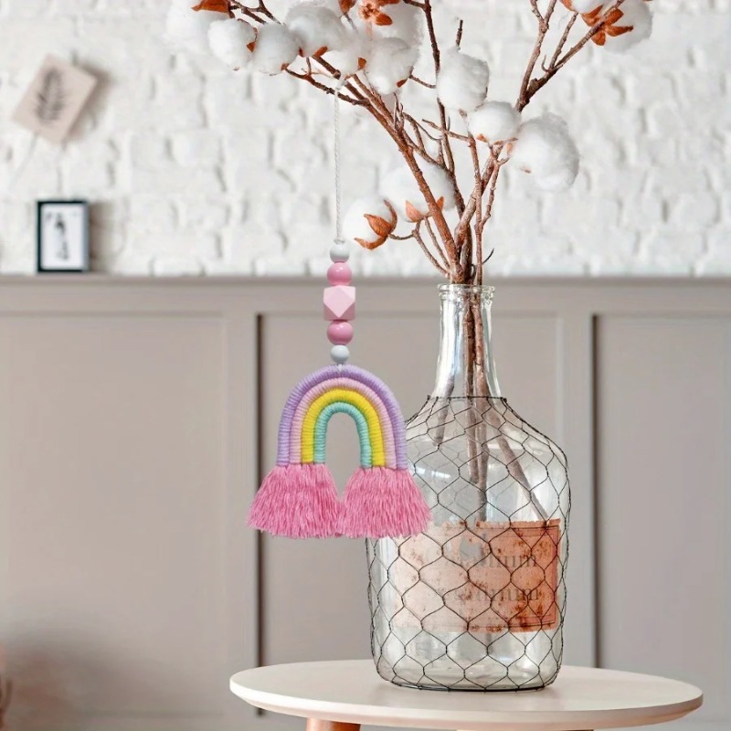 Rainbow Wind Chimes Weaving Mi - đánh giá và giá Art And Craft For Nursery