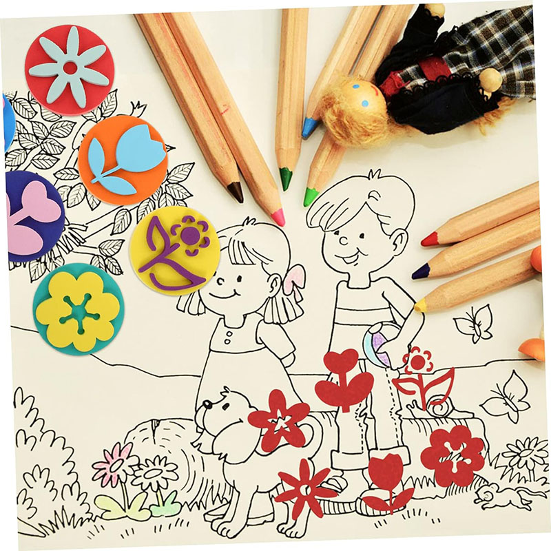6Pcs/bag Foam Stamps for Paint - đánh giá và giá Art Craft 4 Years Old