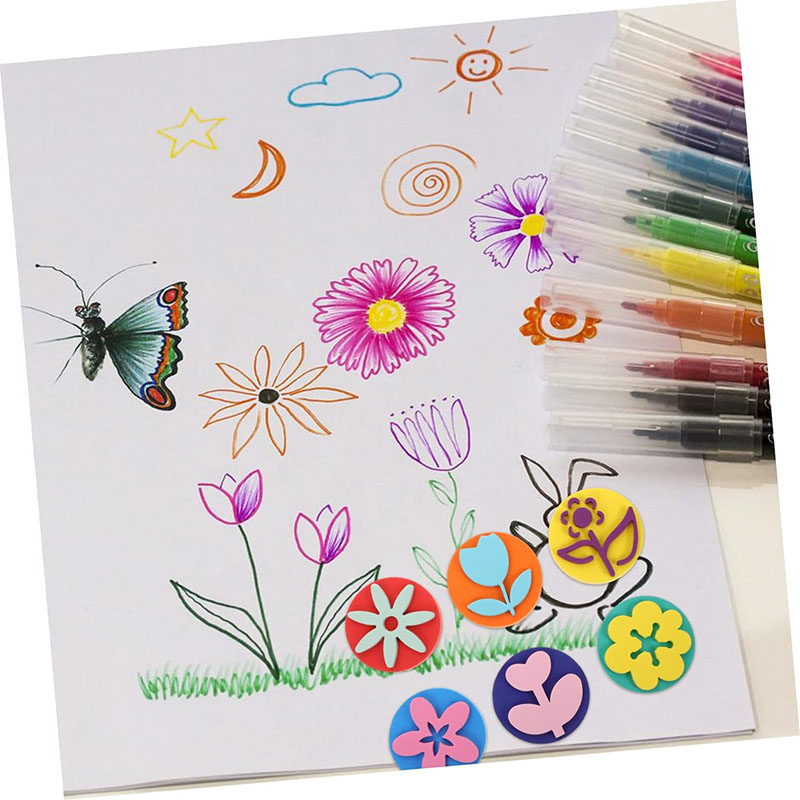 6Pcs/bag Foam Stamps for Paint - đánh giá và giá Art Craft 4 Years Old