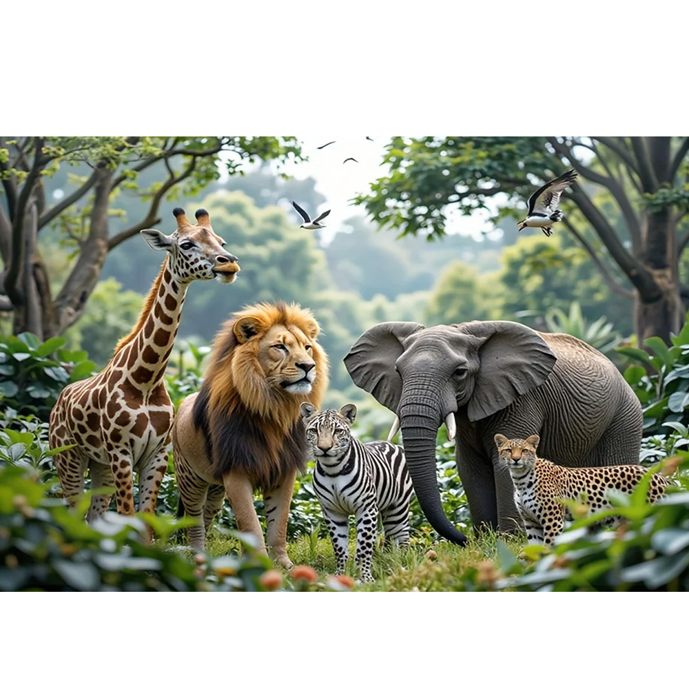Jungle Wildlife Animals Advent - đánh giá và giá Art And Craft Jungle